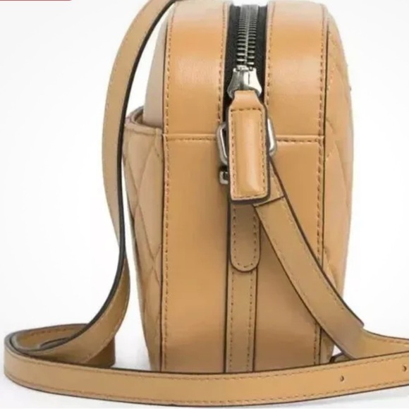 Kurt Geiger Brown Quilted Crossbody Bag NWT TAUPE - Picture 3 of 11